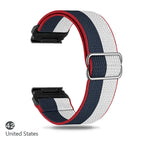 Garmin Elastic Nylon Band - Stylish, Comfortable - QuickFit BandsCo Straps