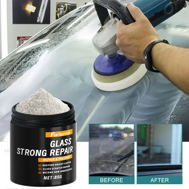 Super glass polishing powder|Restore glass clarity|Polishing for brightness|Glass scratch repair powder|Nanoscale scratch repair Lootquake LLC