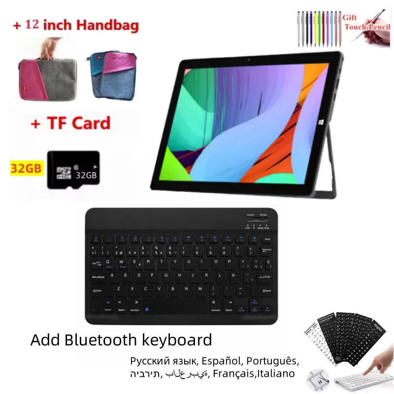 8GB RAM 512GB SSD ROM 11.6 Inch Windows 10 Tablet PC Intel Celeron Processor N4120 CPU 1920 x 1080 Pixel 2 x USB 3.0 Port Type-C