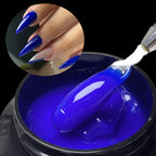 Jillnails 100g Glitter Shimmer Milky Hard Gel Builder Nail for Nails ExtensionsRoyal Blue Pink  UV LED Camouflage  Selfleveling Lootquake LLC