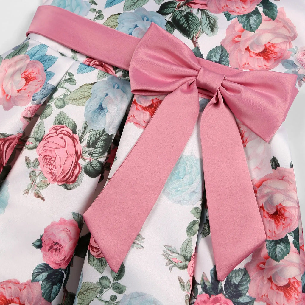 New Princess dress Large children's long dress Girl piano performance dress Festival party dress