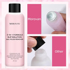 8oz Nail Cleanser 2 in 1 (Poly Nail Extension Gel Slip Solution+Professional Nail Cleanser) Nail Polish Remover Lint-free Slip Lootquake LLC