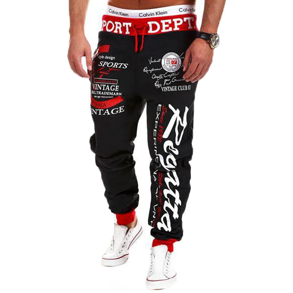 Men's Active Sweatpants Drawstring Elastic Waist - SJB-DIAMOND ELITES