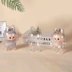 LABUBU Have A Seat Transparent Case Labubu Plastic Case Backpack Charms Lootquake LLC