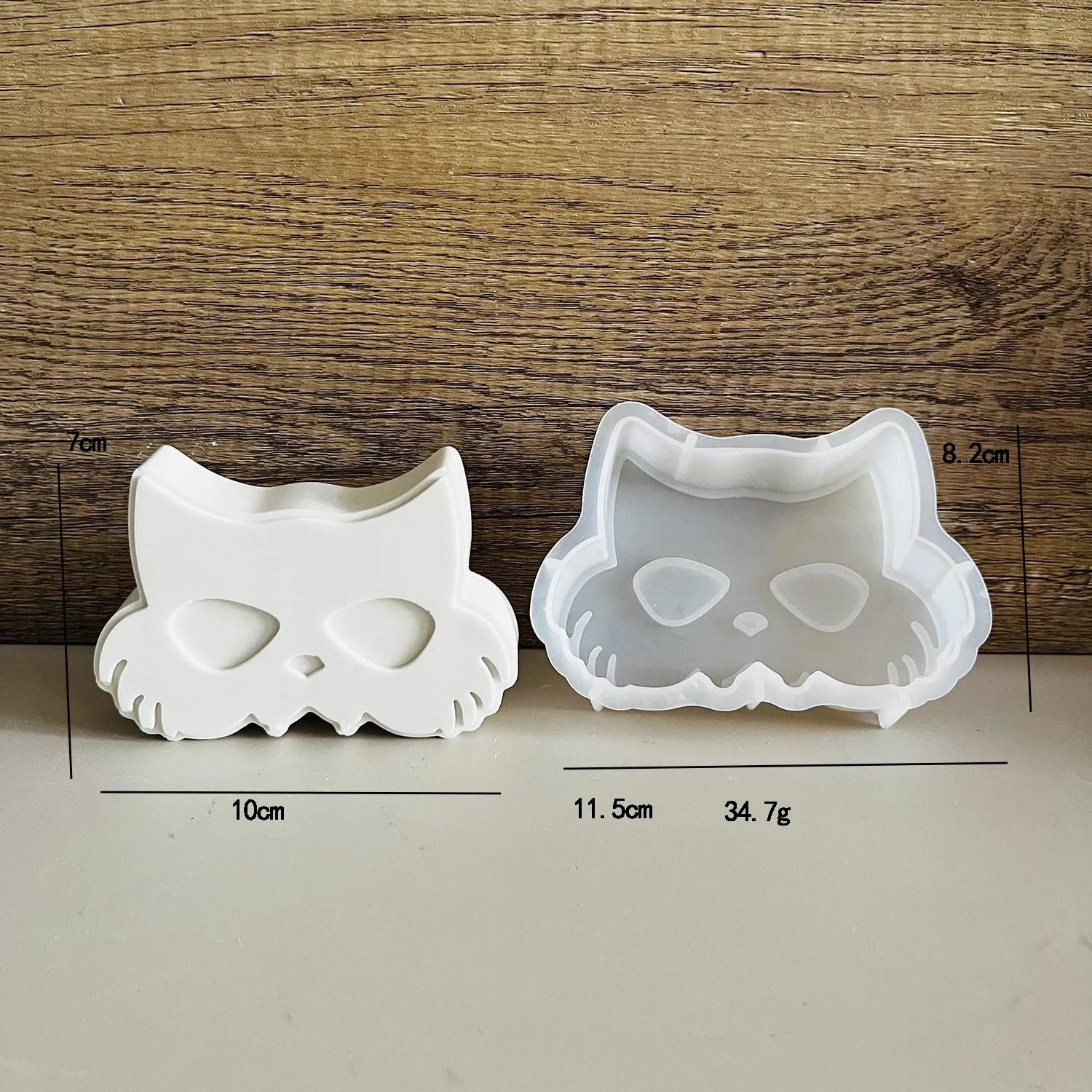 Halloween Decoration Diy Mold Skeleton Bat Mask Jack Ghost Silicone Mould Car Aromatherapy Plaster Doll Pinch Molds Lootquake LLC