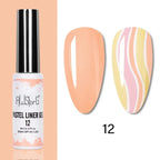 5ML Gold Silver Metallic Liner Paint Gel Polish Chrome Mirror Metal Effect Super Bright French UV LED Semi Permanent Nail Gel Lootquake LLC