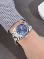 Fashion Woman Simple Quartz Wristwatch Classic Luxury Stainless Steel Watchband Ladies Watches Reloj Feminino WristWatch