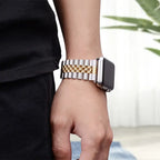Apple Watch Stainless Steel Strap - Elegant Durable Design - SJB-DIAMOND ELITES