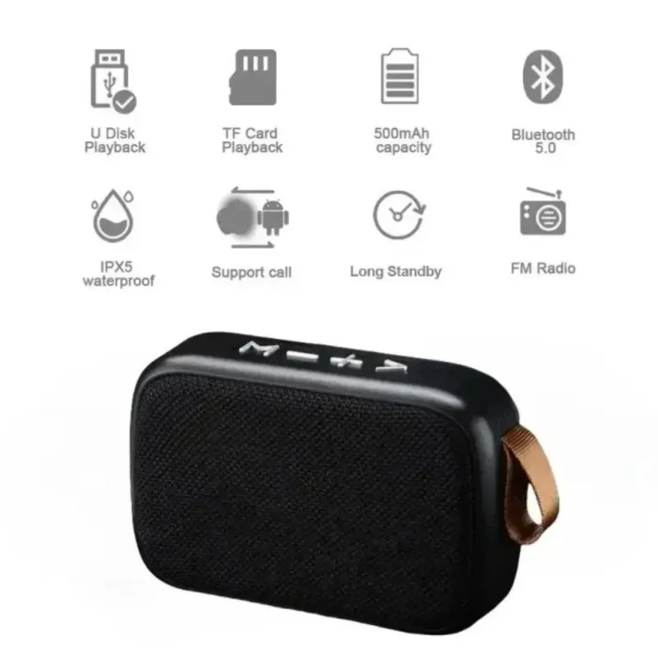 Bluetooth 5.0 Portable Wireless Soundbar 500mAh Battery Outdoor Indoor Sport HIFI Customized High-Quality Speakers Soundbar