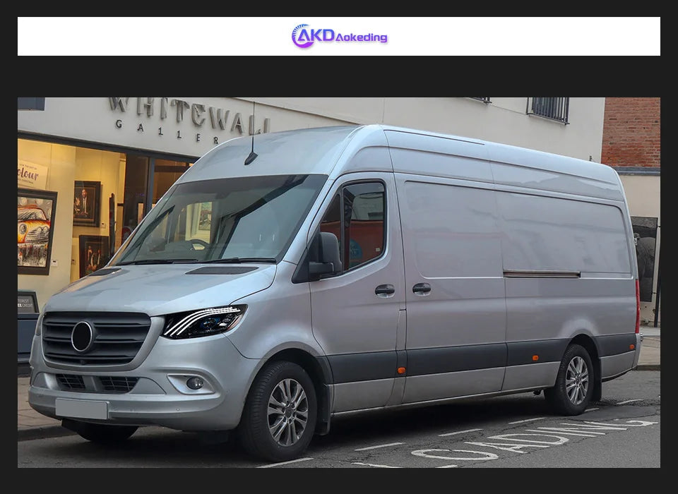AKD Car Lights for Benz Sprinter Headlight Projector Lens Maybach Style Head Lamp DRL Automotive Accessories Lootquake LLC