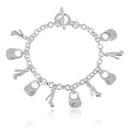 Fashion charm 925 Sterling Silver Bracelet for man woman Twisted rope chain fine jewelry Wedding party Christmas gift Lootquake LLC