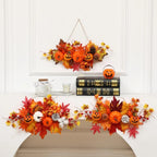 Halloween Decoration Maple Leaf Pumpkin Decorative Pendant Harvest Festival Wall Hanging Props Autumn Fall Decor Lootquake LLC