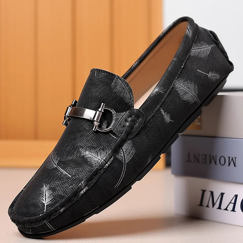 MAEDEF Men‘s High Quality Slip on Loafers 2024 Classics Fashion Leather Casual Male Shoe Comfortable Outdoor Driving Flats Shoes Lootquake LLC
