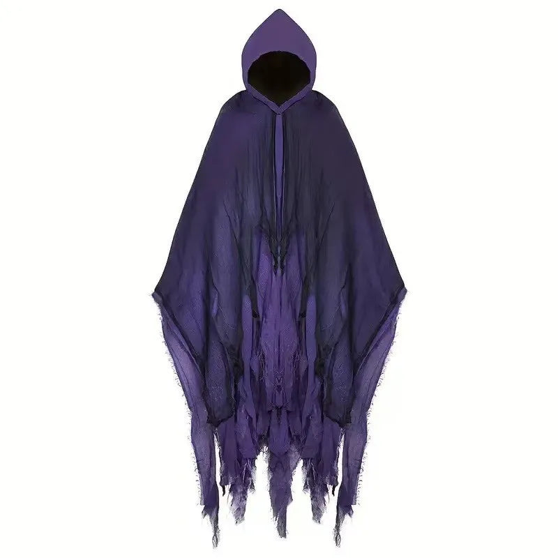 Halloween costume horror ghost clothes adult zombie cloak wizard robe wear secret room death dress up costume cloak Lootquake LLC