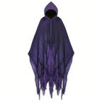 Halloween costume horror ghost clothes adult zombie cloak wizard robe wear secret room death dress up costume cloak Lootquake LLC