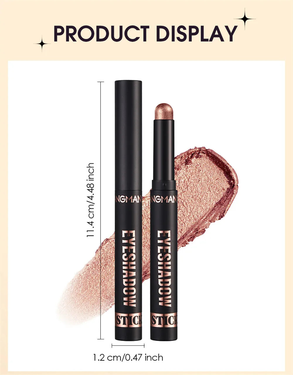 1PC Waterproof Pearlescent Eyeshadow Pencil Stick 8 Colors Lasting Glitter Shimmer Eye Shadow Highlighter Pen Eyes Makeup Tools Lootquake LLC