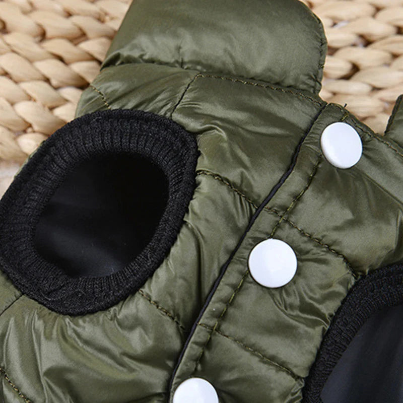 Dog Jackets Winter French Bulldog Small Dog Coat Clothes For York Coat For Little Dog Hoodie For Chihuahua Pet Products Leash Lootquake LLC