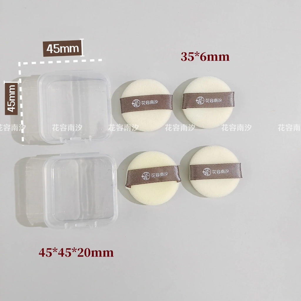 Small Flocking Mini Replacement Puff Loose Powder Foundation Puff Lootquake LLC