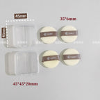Small Flocking Mini Replacement Puff Loose Powder Foundation Puff Lootquake LLC