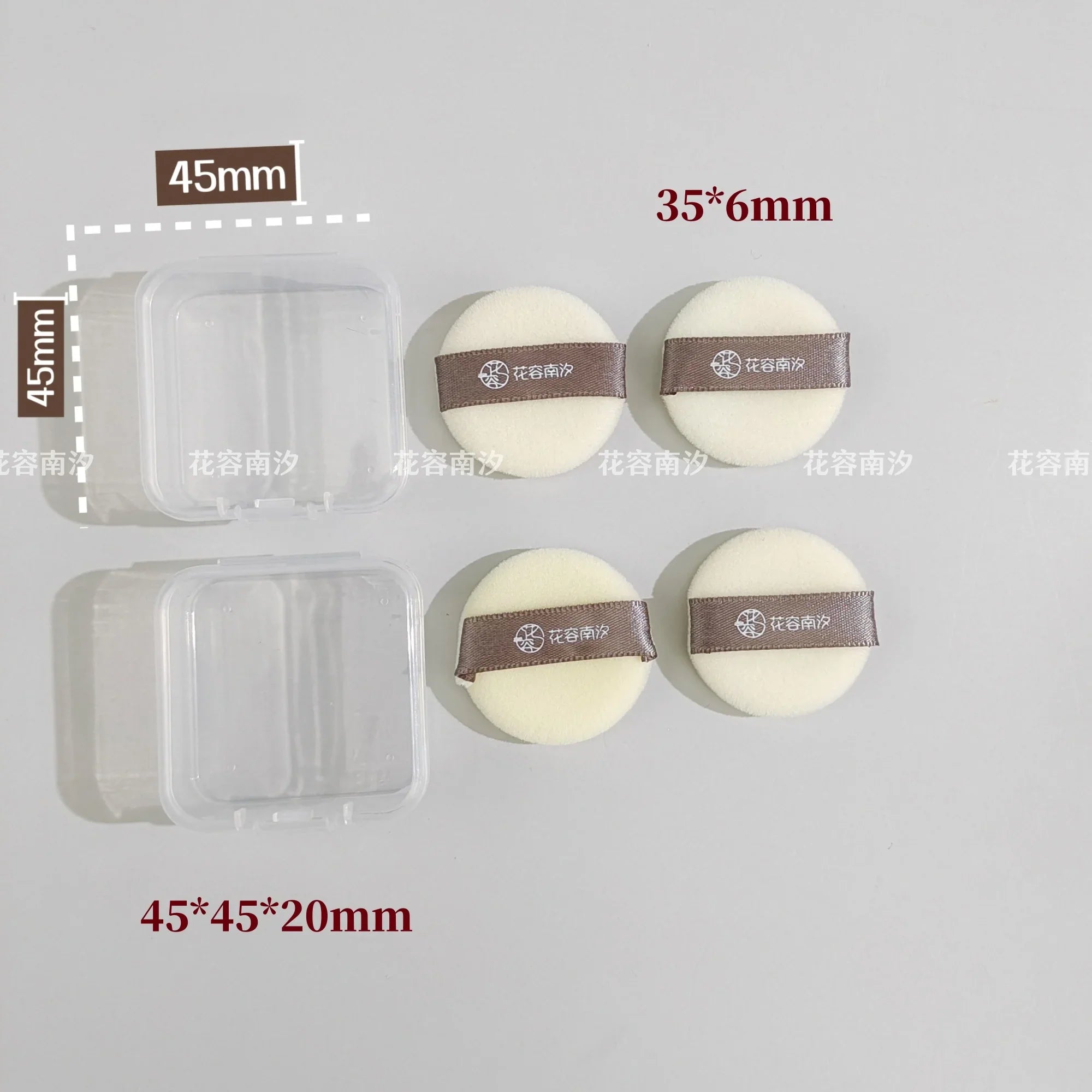 Small Flocking Mini Replacement Puff Loose Powder Foundation Puff Lootquake LLC