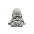 Chinese Style Fat Smiling Buddha Ornament Green Sandstone Cartoon Buddha Sculpture Buddha Statue Hand Carved Lootquake LLC
