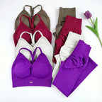 Women's Seamless High Waist Yoga Gym Set THRIXINE