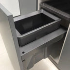 Large Capacity Waste Bins Food Waste Trash Can Kitchen Recycle Dustbin Built-in Cleaning Litter Bins Garbage Disposal Tools Lootquake LLC