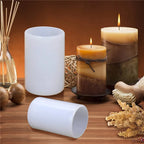 3D Cylinder Shape Candle Silicone Mold DIY Cented Candle Soap Mould Craft Gift Making Plaster Resin Wax Homemade Decoration Lootquake LLC