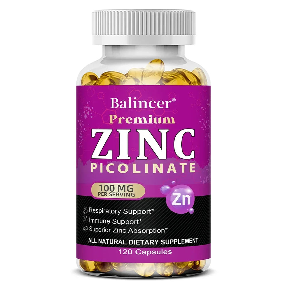 ZincBoost 100: Immune, Sleep & Energy Support Capsules THRIXINE