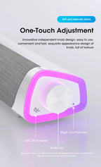 Wireless Bluetooth Speaker 4D Stereo Soundbar Home Surround Speakers for Laptop Projector PC Music Player Aux 3.5mm Wired USB Lootquake LLC