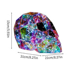 Prismatic Iridescent Ghost Halloween Decor Lights Lights-Up Ghosts Pumpkin Skull Ornament Iridescent Ghost Halloween Decorations Lootquake LLC