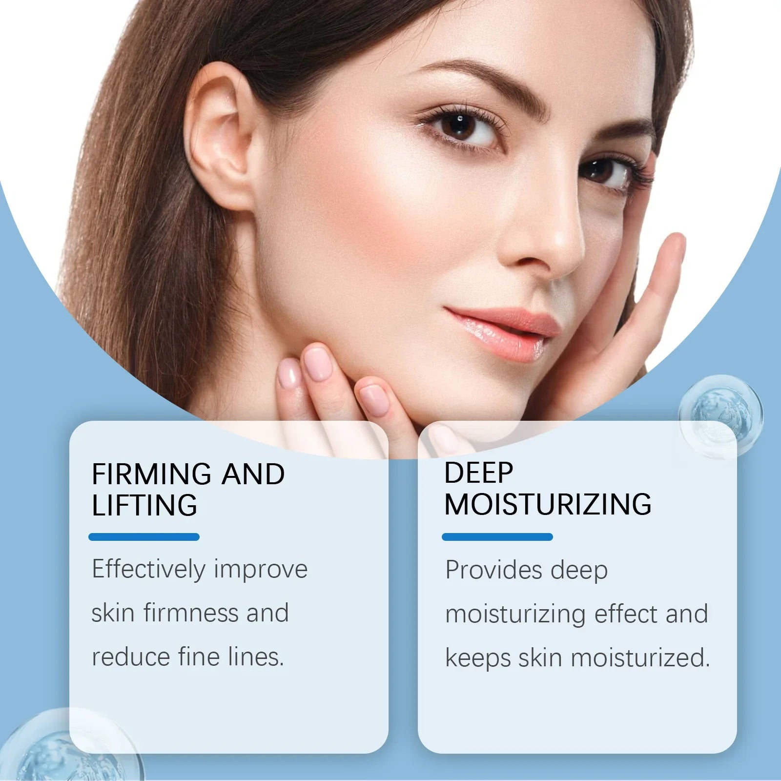 Collagen Polypeptide Essence Fade Fine Lines Lifting Firming Moisturizing Skin Care Tightening Skin Nourishing Facial Serum