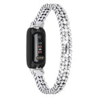 Fitbit Inspire 3 Metal Strap - Elegant Bling Design Bracelet