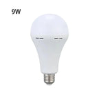 7W 9W 12W 15W LED Emergency Light Bulb Rechargeable Energy Saving Lamp for Home Power Outage Backup Portable Handheld Light
