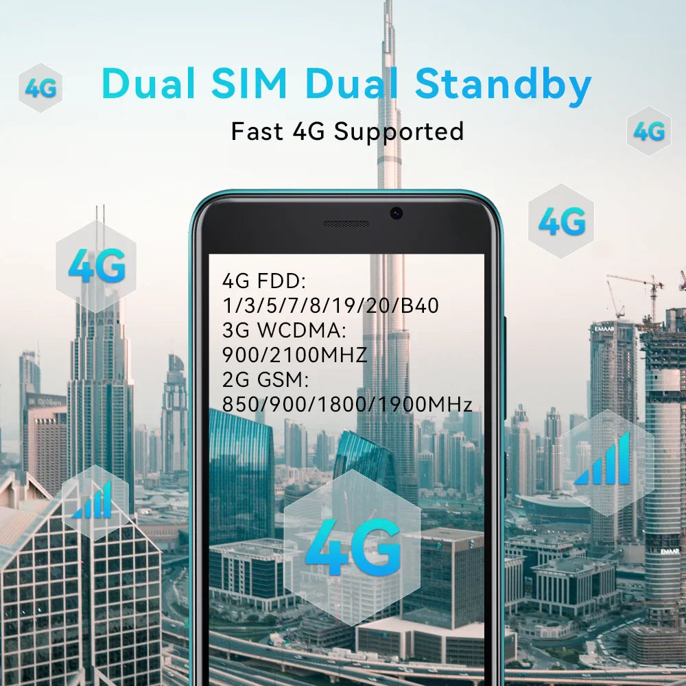 Cubot J20, 4-Inch Mini Smartphone, 16/32GB ROM (128GB Extended), Dual SIM Dual 4G Celulares, Android Mobile Phones, 2350mAh, GPS Lootquake LLC