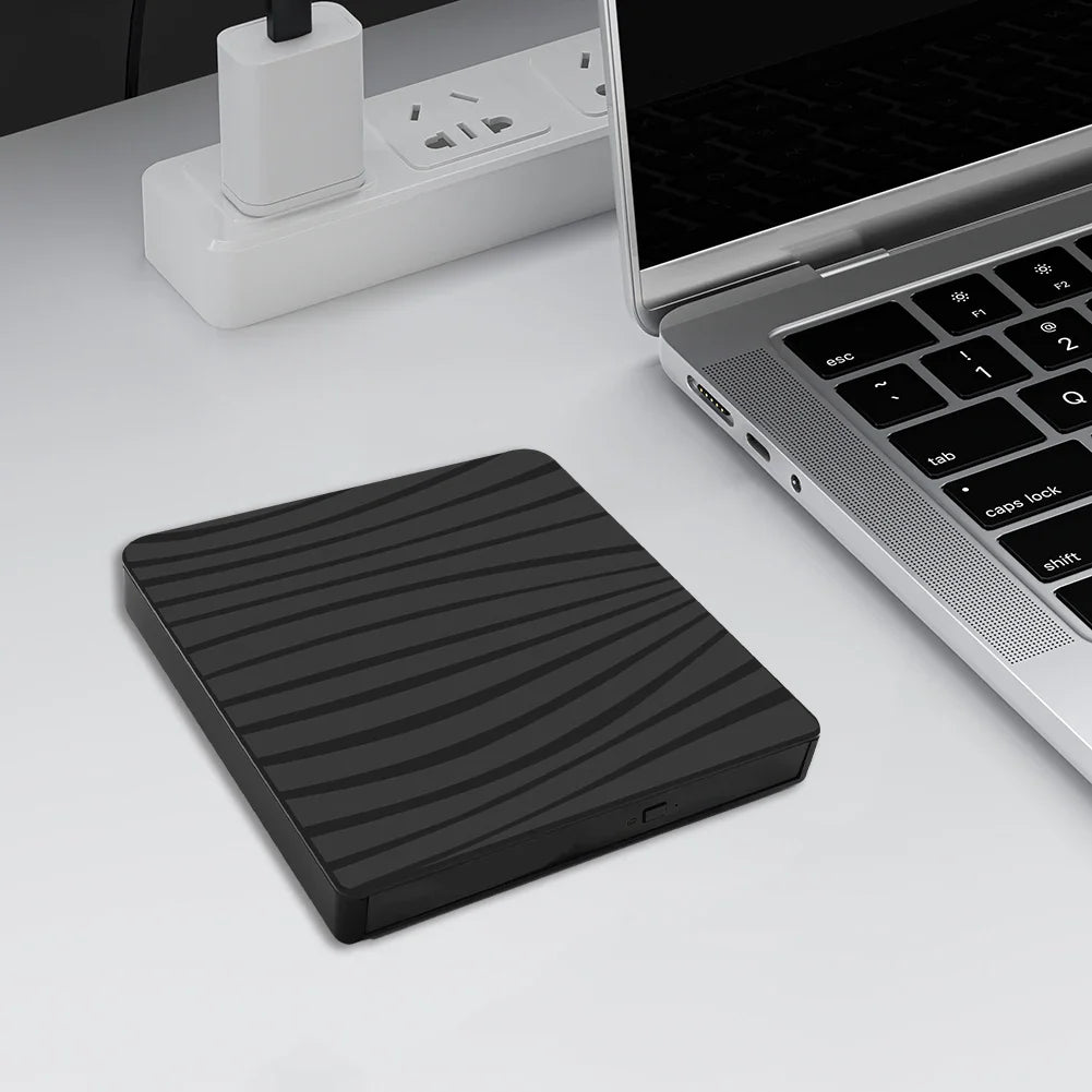 USB External CD DVD Reader CD/DVD Drive Burner Reader External DVD CD Writer Drive Portable Burner Reader for Laptop Desktop PC Lootquake LLC