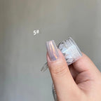 Moonlight Mirror Nails Powder Pearl White Nails Glitter Aurora Shining Pigment Chrome Dust Nail Art Supplies Decoration Lootquake LLC
