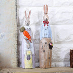 Cute Rabbit Statue Home Decor Bunny Easter Party Supplies Wedding Gift Craft Animal Bookshelf Bunny Sculpture Easter Decor