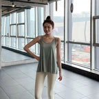 Women's Beautiful Open Back Loose fit Top THRIXINE