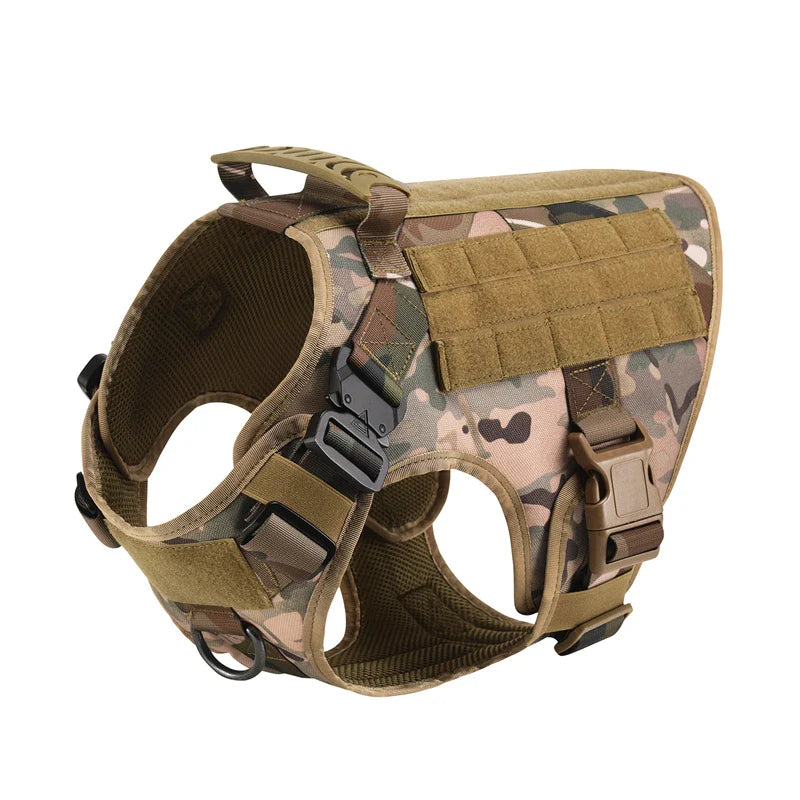 Tactical Military Vest Pet German Shepherd Golden Retriever Tactical  Training Dog Harness and Leash Set For All Breeds Dogs Pi-Mart