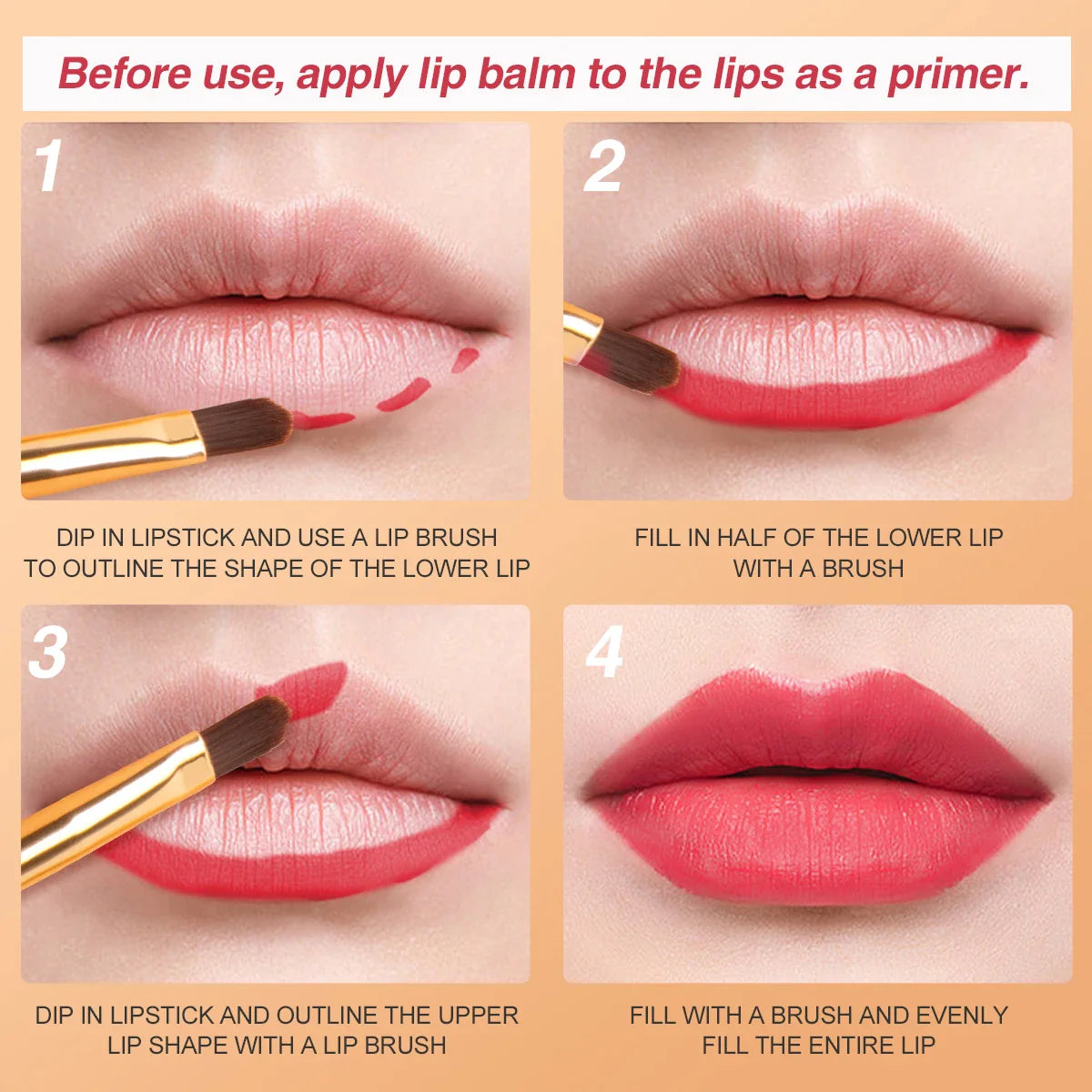 IMAGIC 8-Color Lipstick Palette Set Moisturizer Matte DIY Lipsticks Velvet Long Lasting Waterproof Lipgloss Pigments Lips Makeup Lootquake LLC