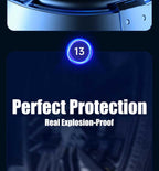 4PCS Tempered Glass For iPhone 11 12 13 14 Pro MAX XR X XS Max Screen Protector on For iPhone 12 11 13 14 Mini 7 8 6 Plus Glass Edge- Bubble Free- Scratch Resistant Protective Film For iPhone