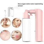 New 80ml Oxygen Injection Instrument Water Replenishing Spray Household Hand-held Face Cold Spray Humidifier Beauty Health Lootquake LLC