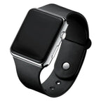 2024 Fashion Sport Digital Watch Women Men Square LED Watches Silicone Belt Electronic Women Digital Watches Clock Montre Femme