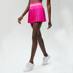 High-Waist Pleated Skort with Pockets for Active Women