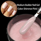 Jillnails 100g Glitter Shimmer Milky Hard Gel Builder Nail for Nails ExtensionsRoyal Blue Pink  UV LED Camouflage  Selfleveling Lootquake LLC