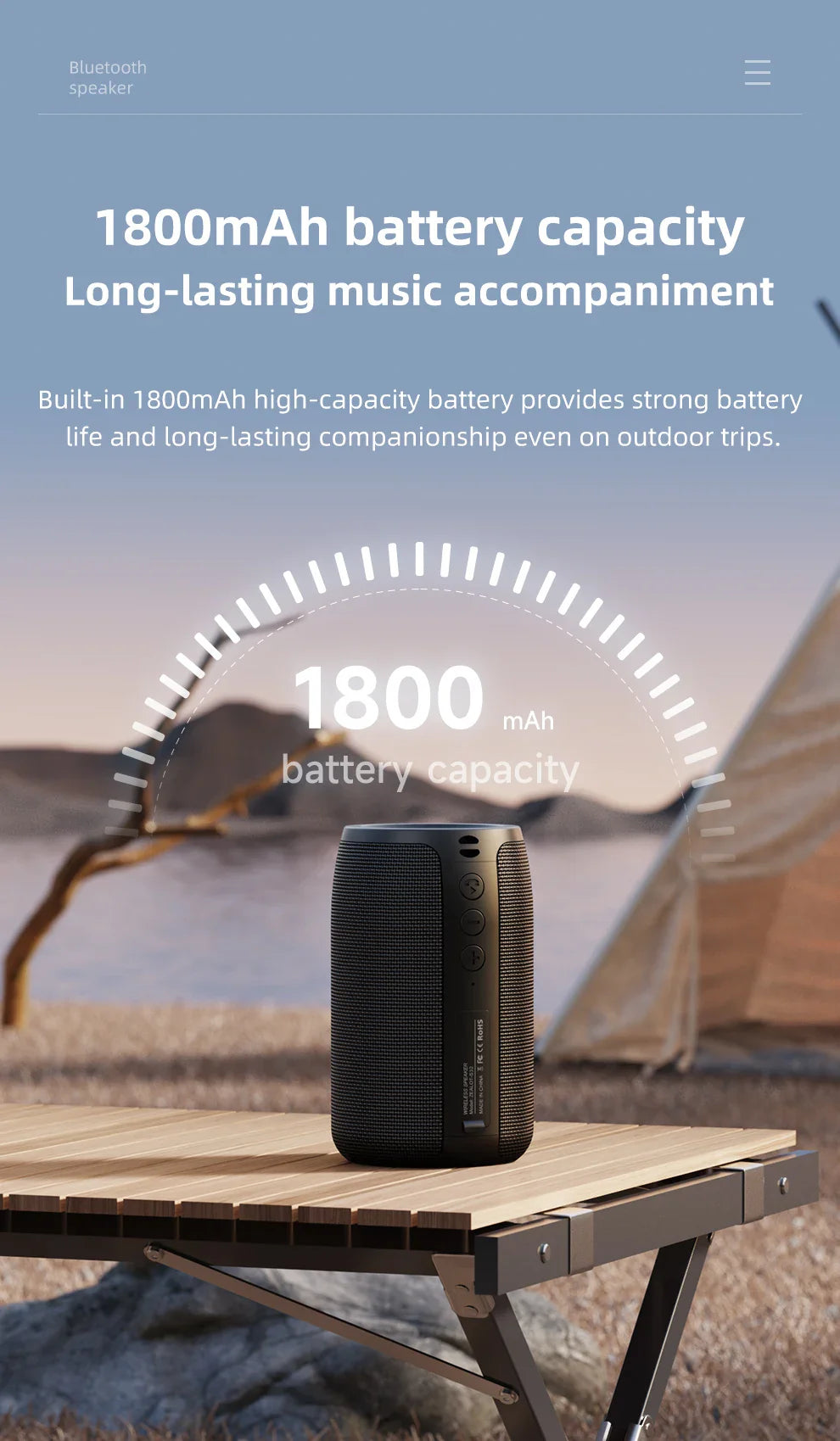 Subwoofer Bluetooth Speaker Portable Mini Wireless Woofer Small Waterproof AUX PC Computer Powerful Sound Box Music Caixa De Som Lootquake LLC