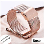 Quick Release Milanese Strap 18mm 20mm 22mm 12mm 14mm 16mm 17mm 19mm 21mm 24mm Universal Bracelet 0.6mesh Stainless Steel