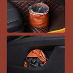 Car Mounted Foldable Garbage Bin with Multifunctional Storage Waterproof Back Mounted Large Capacity Garbage Bin Car Accessories