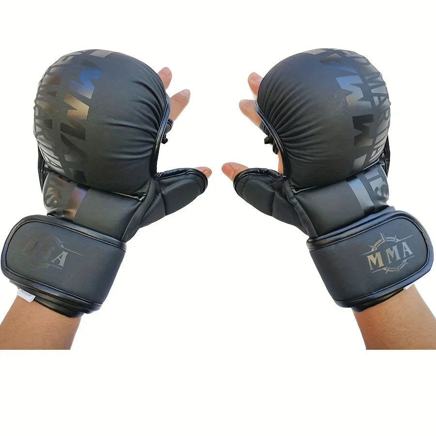 Durable Half-Finger MMA Boxing Gloves THRIXINE